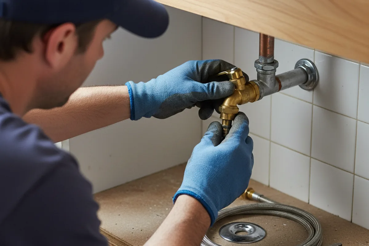 Shutoff valve and fitting work during Repiping in Post